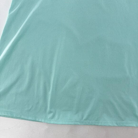 Soybu Active Turquoise Striped Dress Sz L Built In Bra Preppy‎ Boho See Photos - Picture 7 of 11